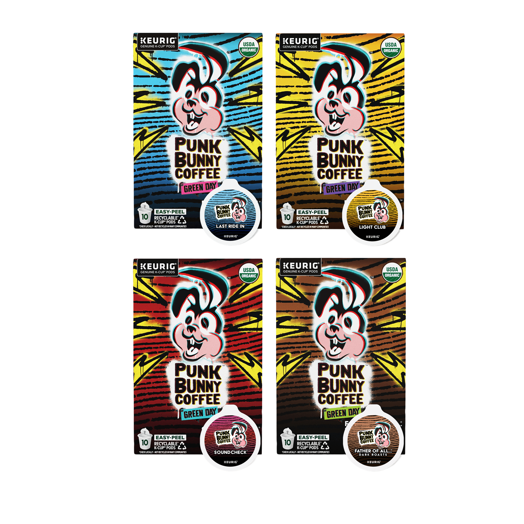K-Cup® Pod Variety Bundle x Punk Bunny by Green Day – Punk Bunny