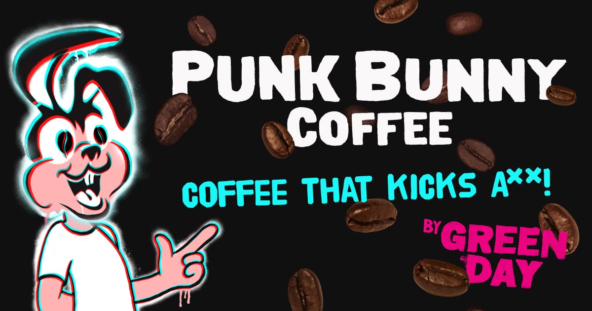 Punk Bunny Coffee by Green Day | Organic & Fair Trade