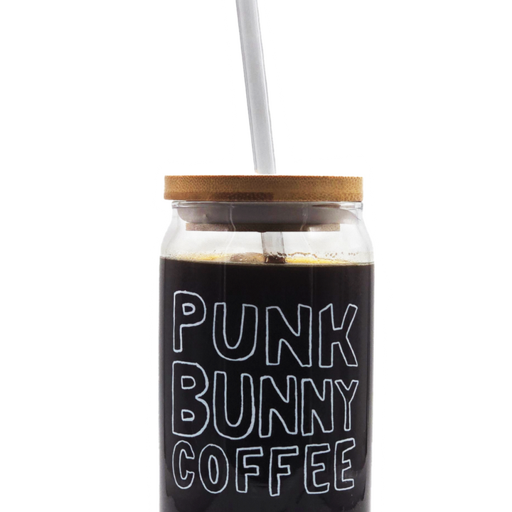 The Glass Tumbler - Punk Bunny Coffee