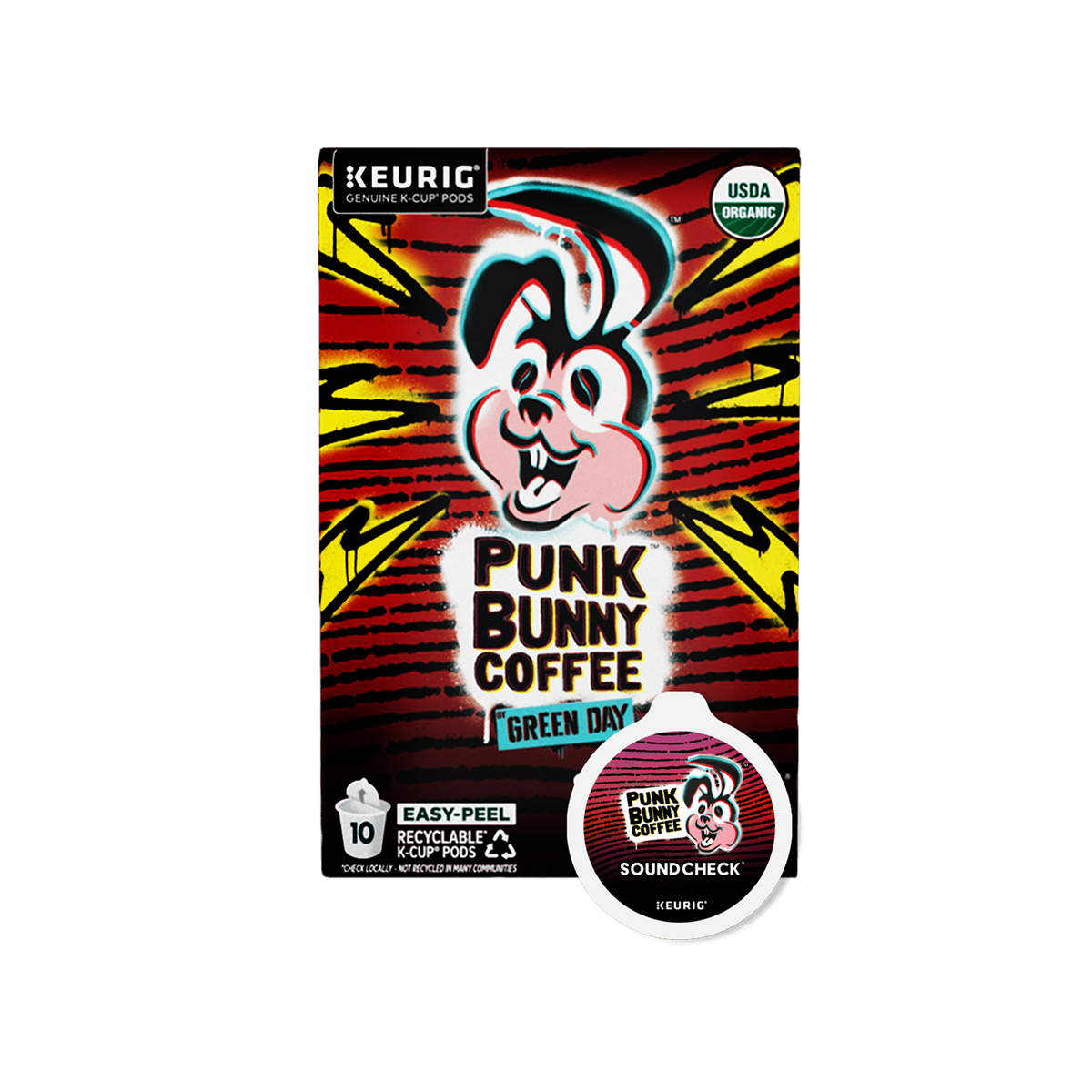 Soundcheck K-Cup® Pods x Punk Bunny by Green Day – Punk Bunny Coffee