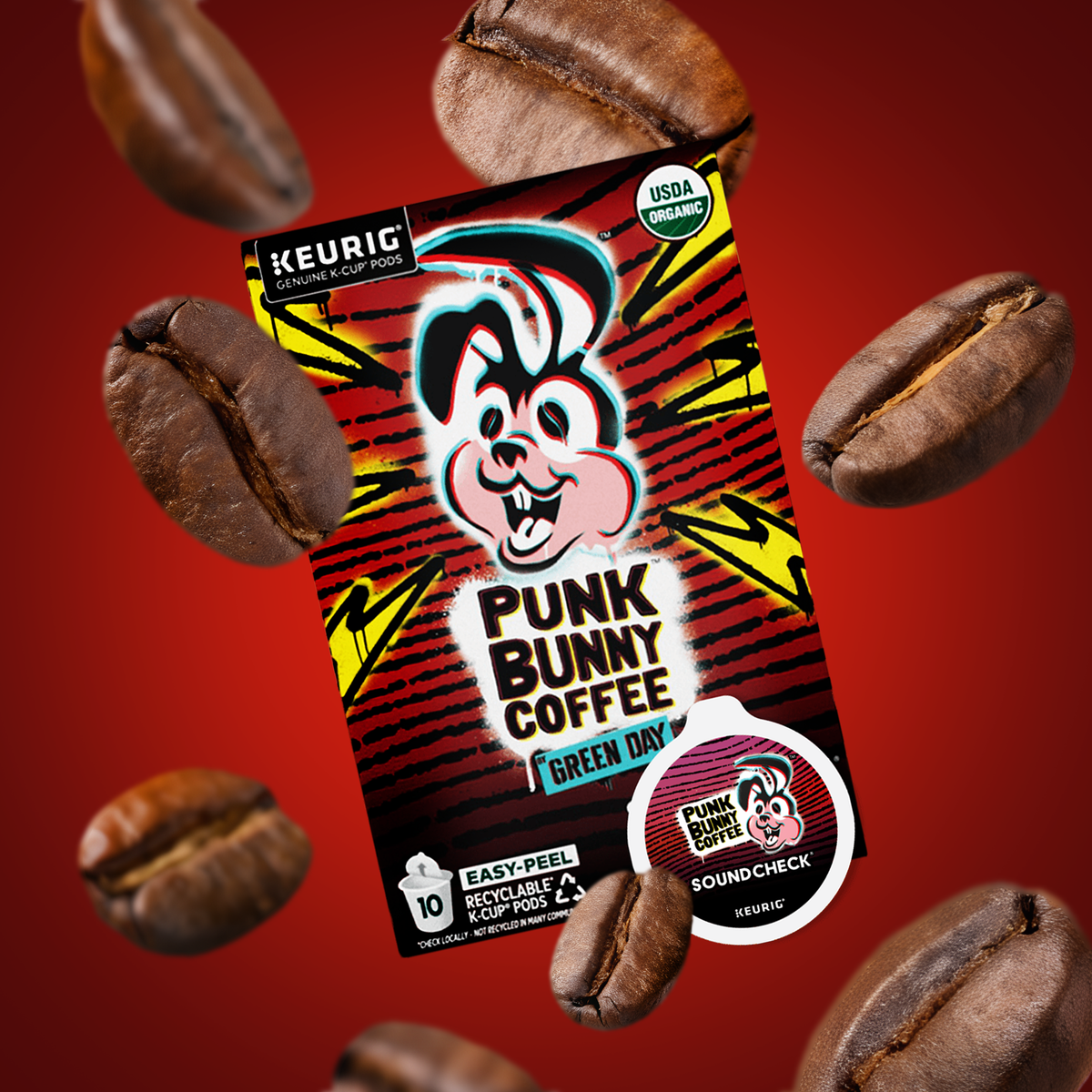 Soundcheck K-Cup® Pods x Punk Bunny by Green Day – Punk Bunny Coffee